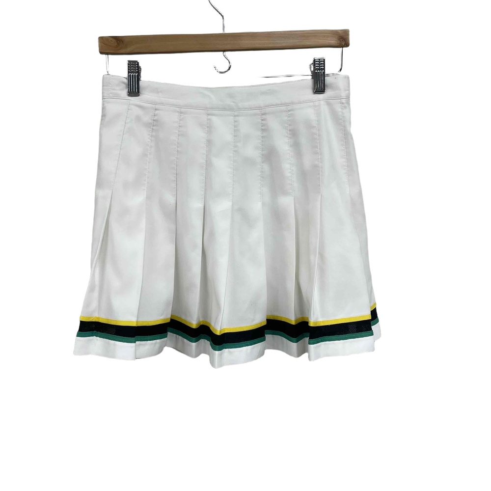 Tail Vintage pleated tennis golf pickle ball skirt white w/stripe size 10 USA